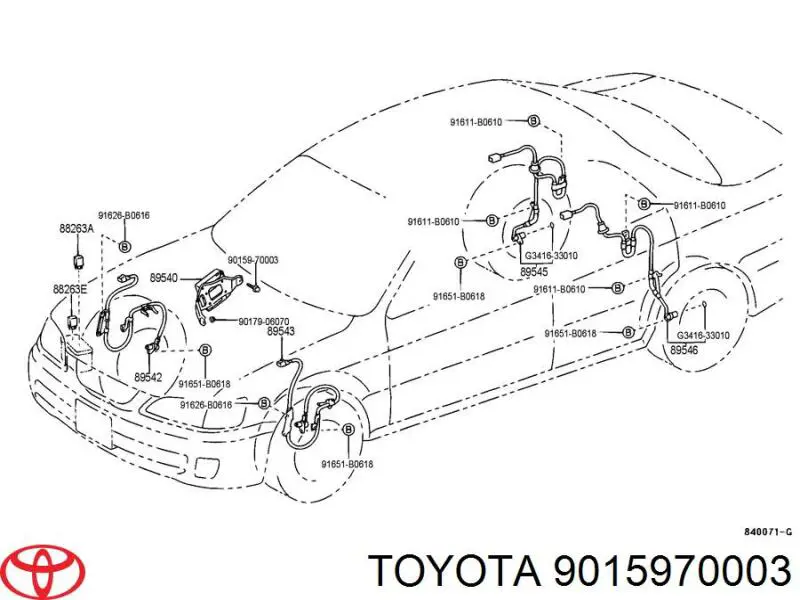  9015970003000 Daihatsu