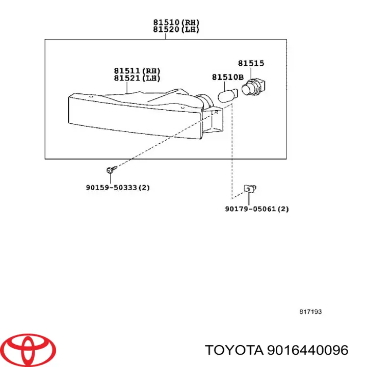 9016440096 Toyota 