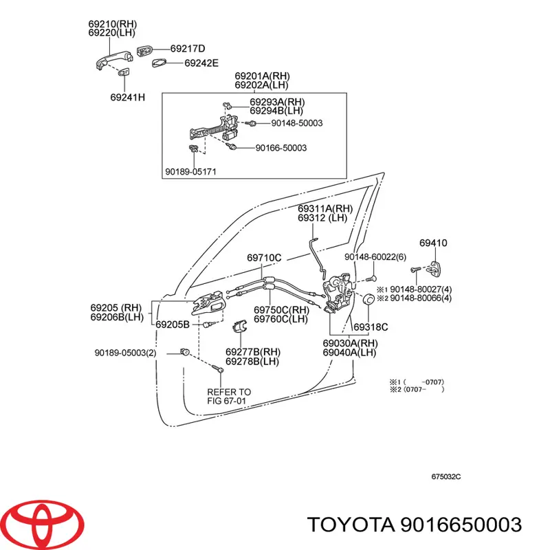  9016650003 Toyota