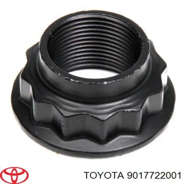 Tuerca, cubo de rueda delantero 9017722001 Toyota