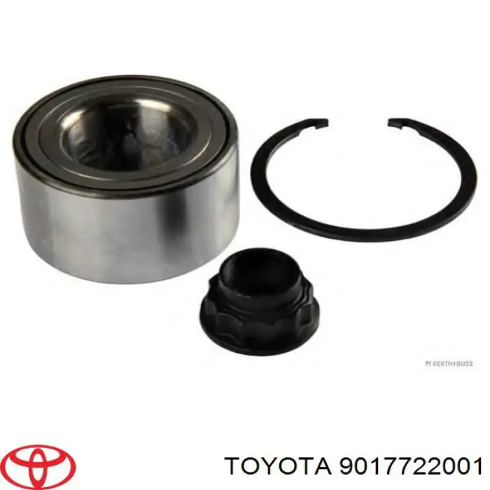 9017722001 Toyota Гайка полуоси передней