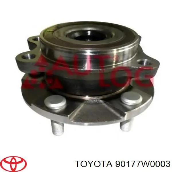 Гайка ступицы передней 90177W0003 Toyota