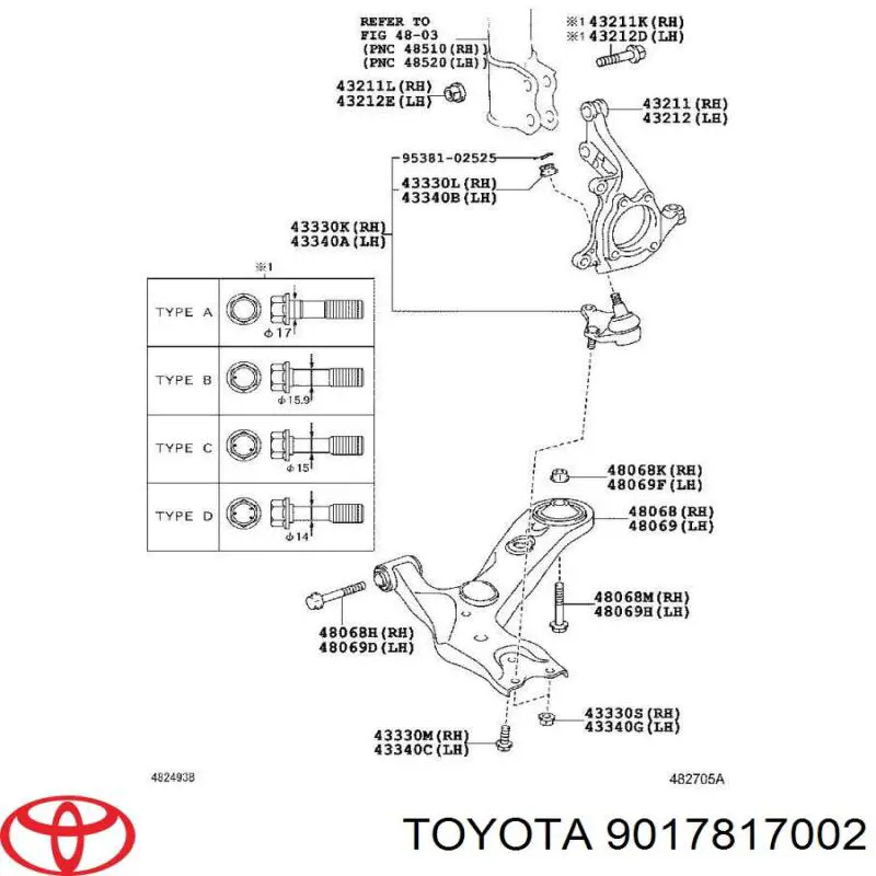 9017817002 Toyota 