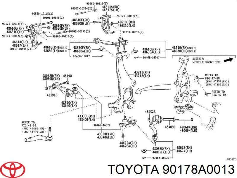  90178A0013 Toyota