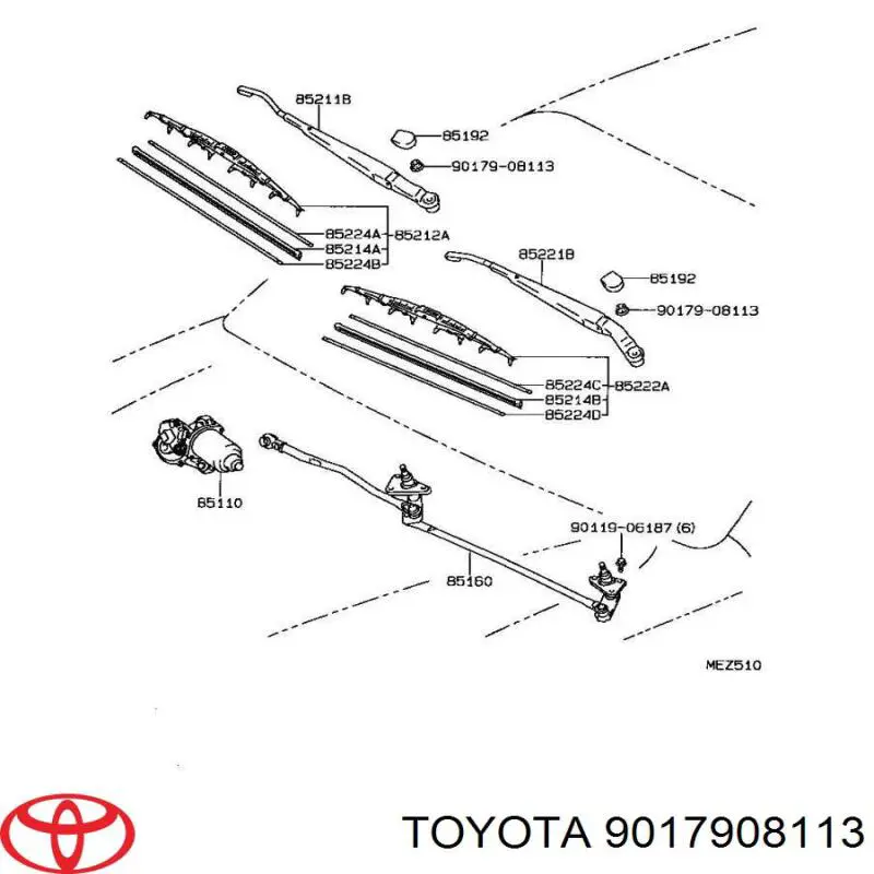 9017908113 Toyota 