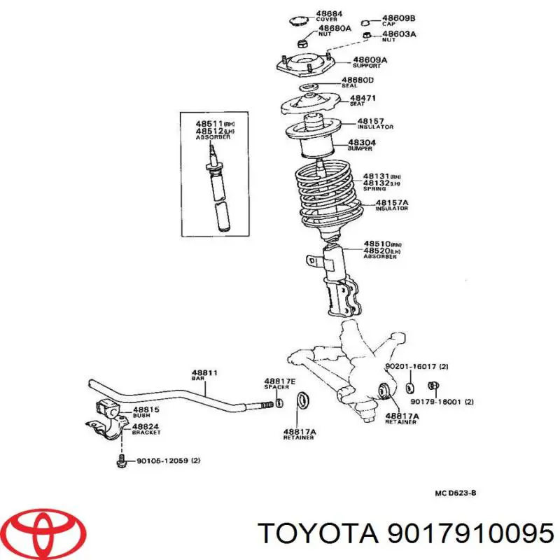  9017910095 Toyota