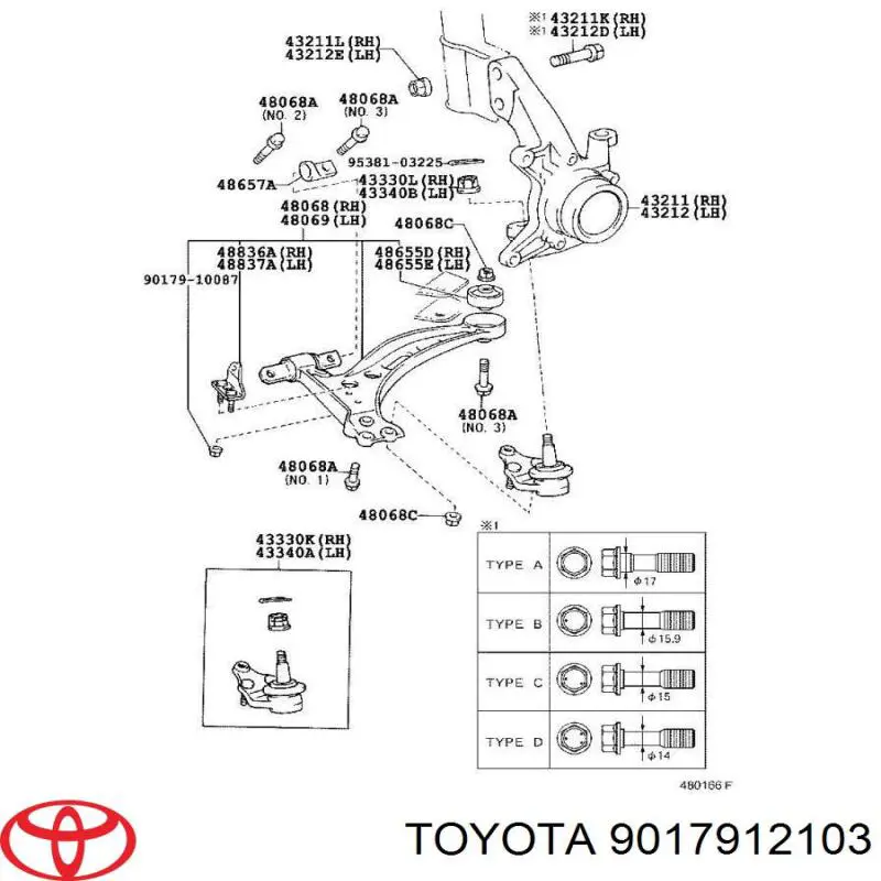 9017912103 Toyota 