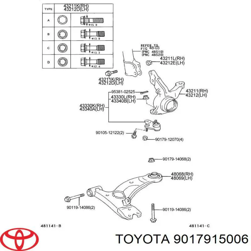 9017915006 Toyota 