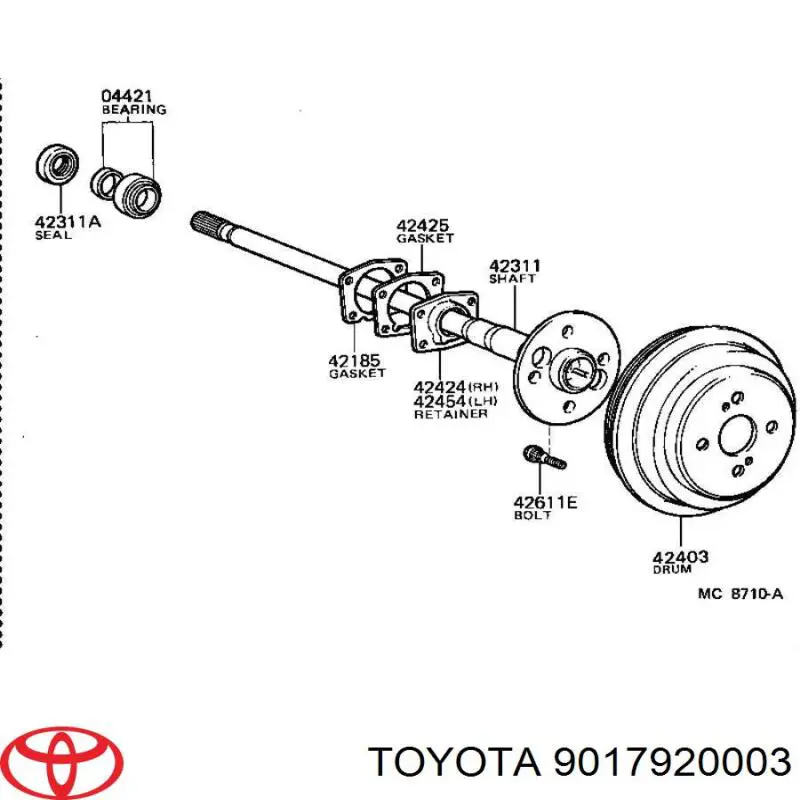  9017920003 Toyota