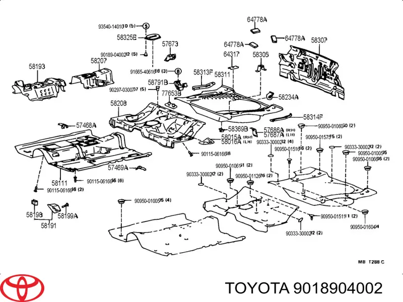  9018904002 Toyota