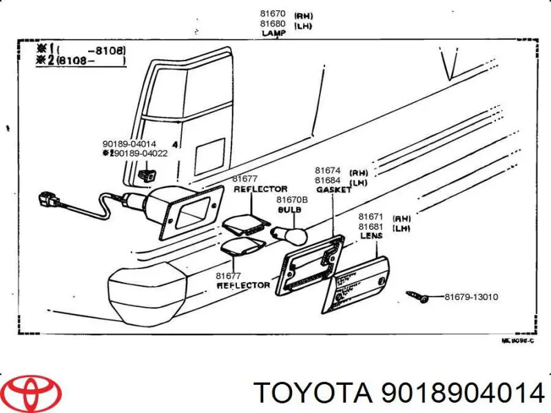  9018904014 Toyota