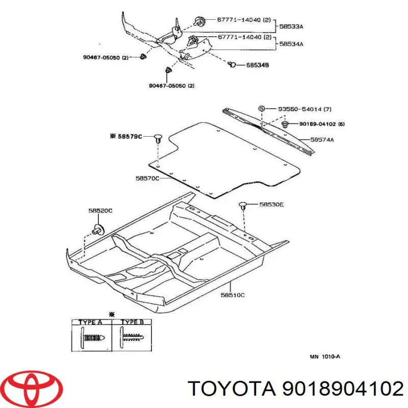  9018904102 Toyota