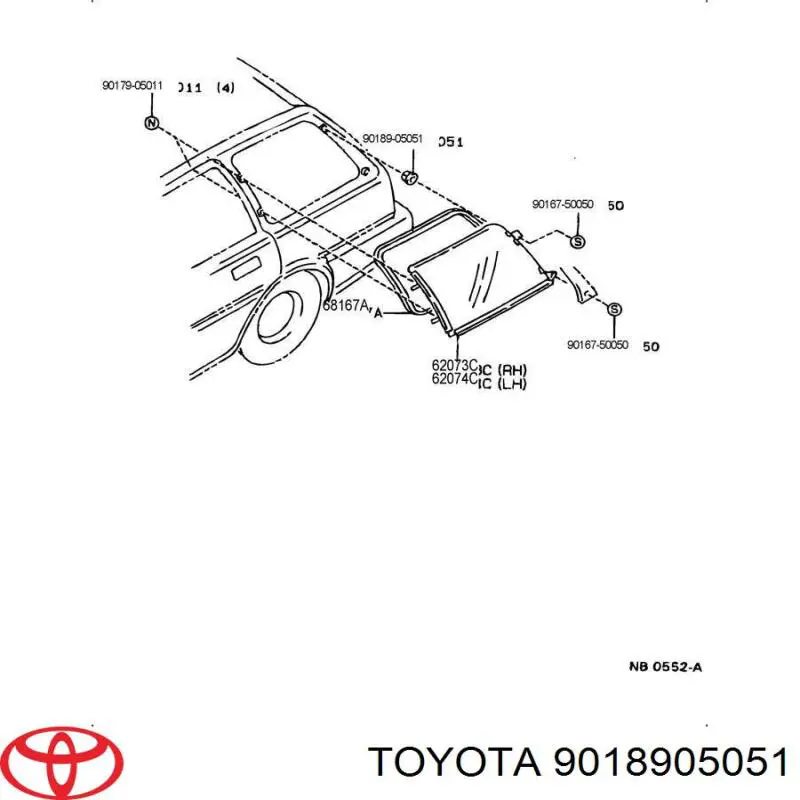 9018905051 Toyota 