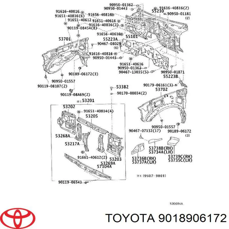  9018906172 Toyota