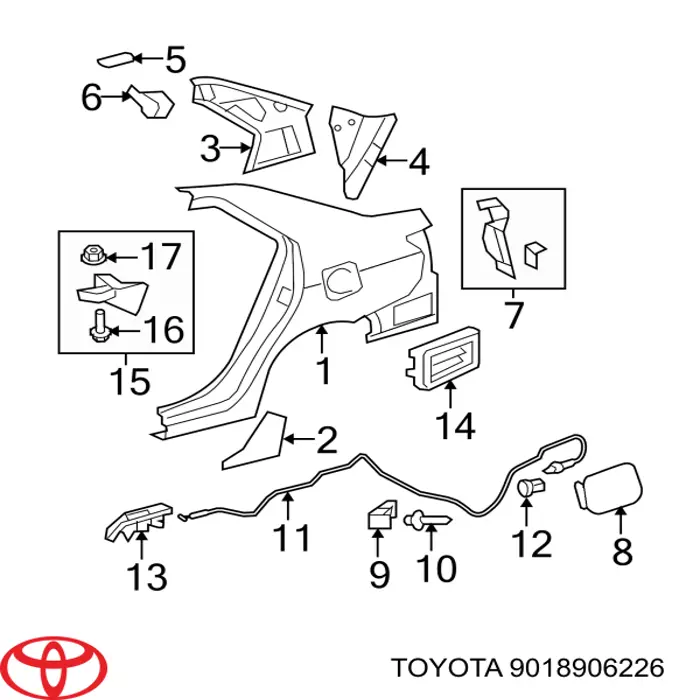  Toyota 9018906226 цена, от 0.38 USD