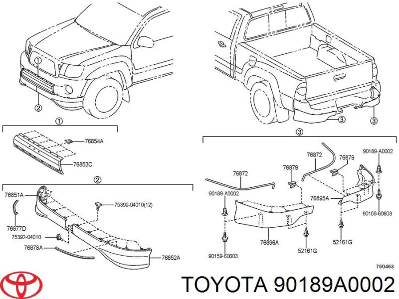 Купить 90189A0002 Toyota 
