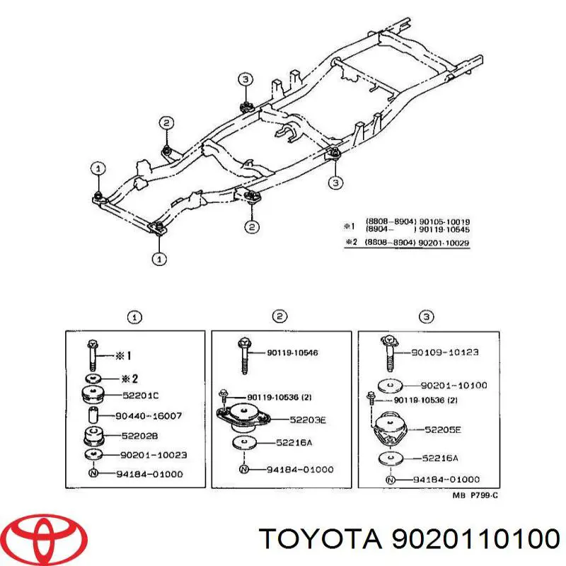  9020110100 Toyota