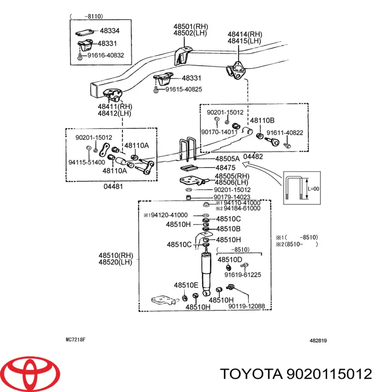 9020115012 Toyota 