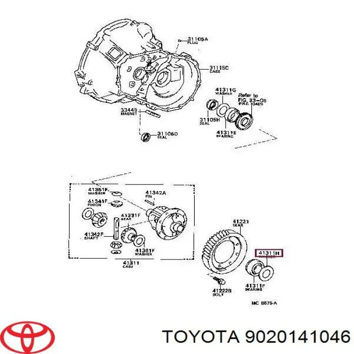 9020141046 Toyota 