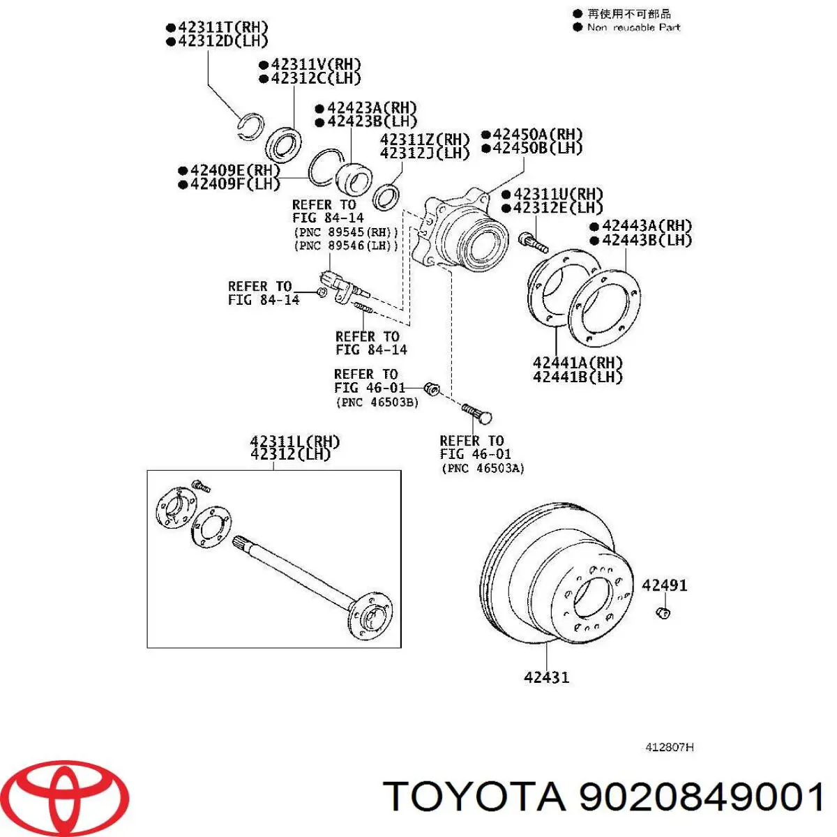  9020849001 Toyota