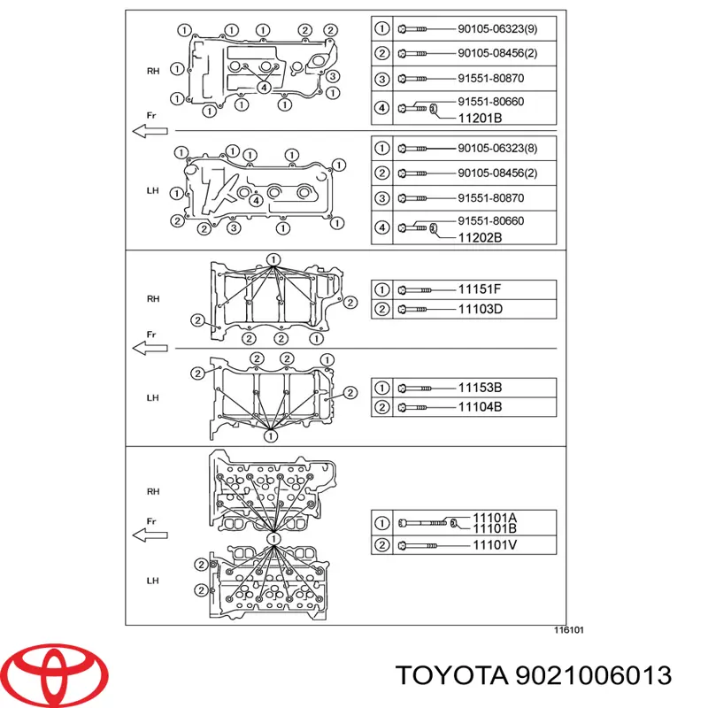 Шайба болта головки блока (ГБЦ) Toyota 9021006013 цена, от 1.17 USD