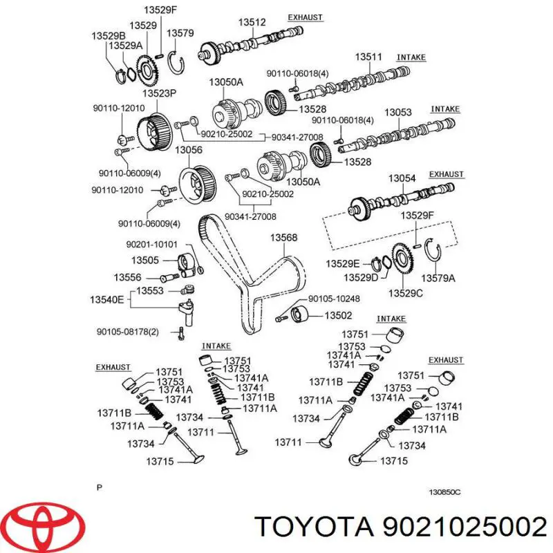  9021025002 Toyota