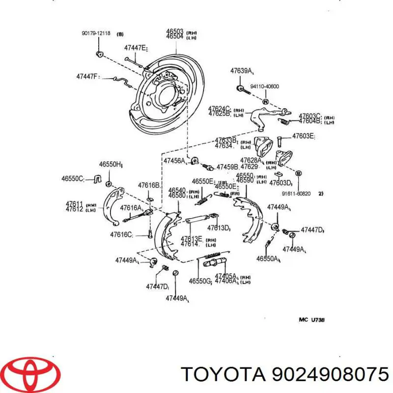 9024908075 Toyota 