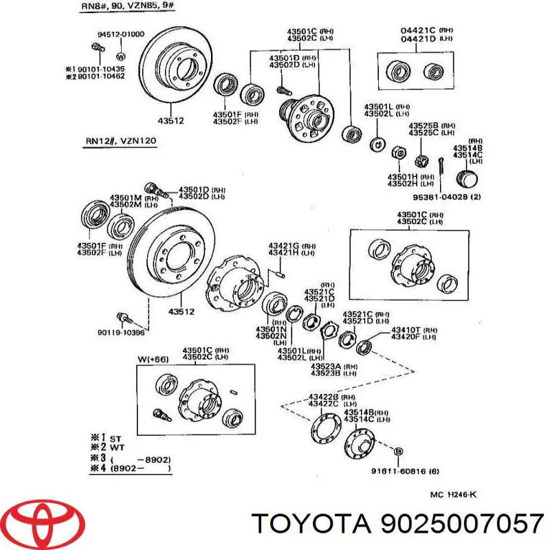  Toyota 9025007057 цена, от 3.80 USD
