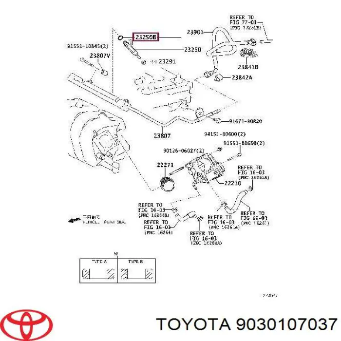 Anel (arruela) do injetor de ajuste Toyota 9030107037 preço, a partir de 2,97 USD