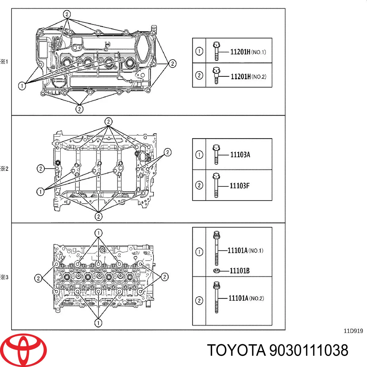 9030111038 Toyota 