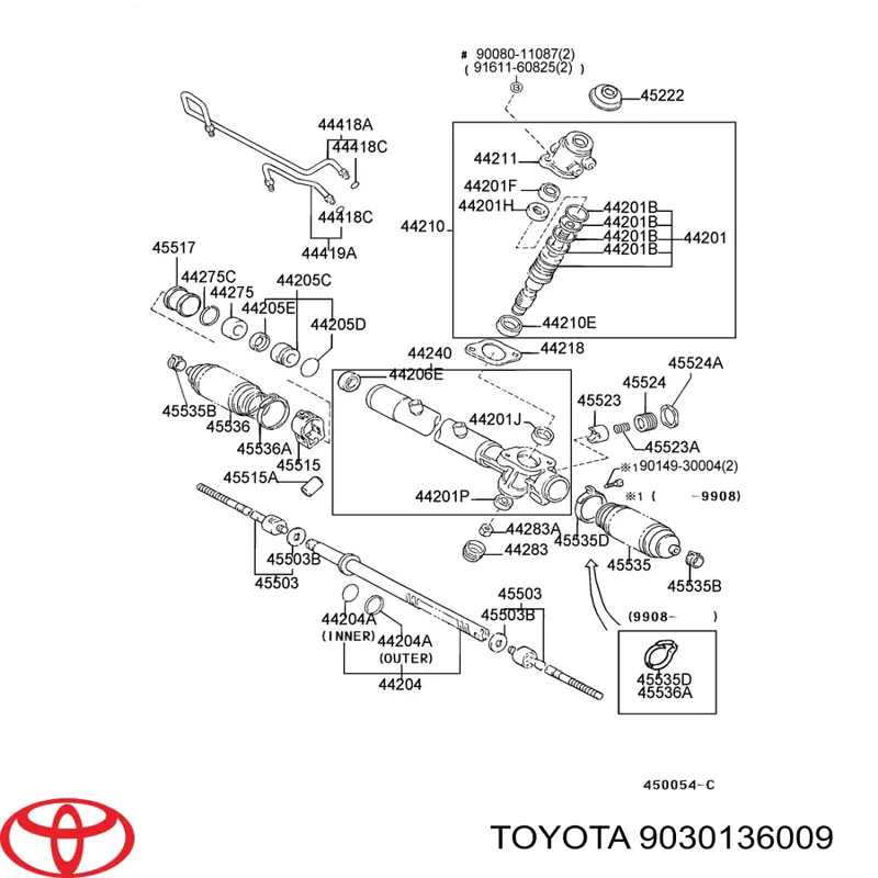  9030136009 Toyota