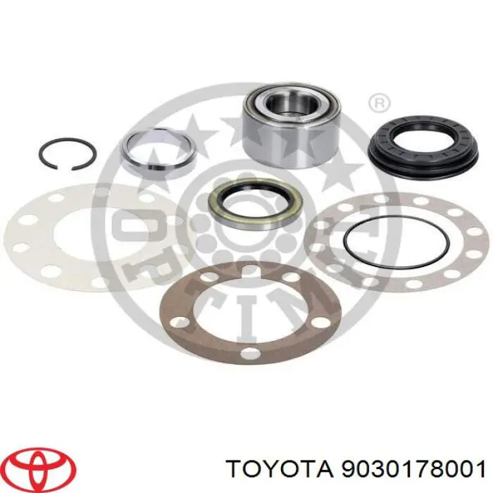 Подшипник полуоси заднего моста 9030178001 Toyota