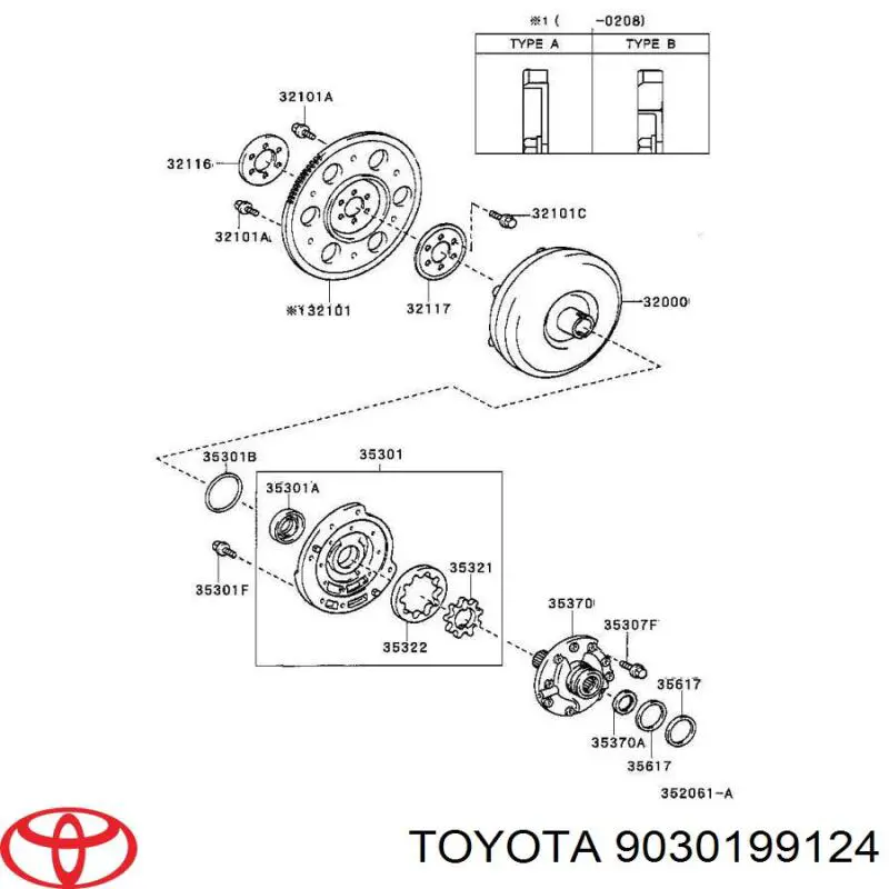 9030199124 Toyota сравнить цены на Автопро