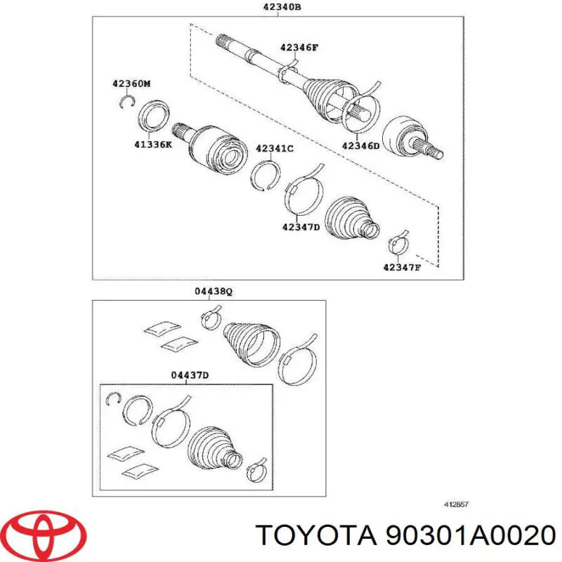  90301A0020 Toyota