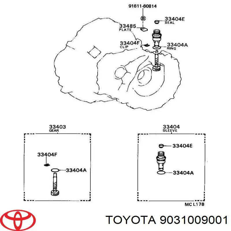 Купить 9031009001 Toyota 