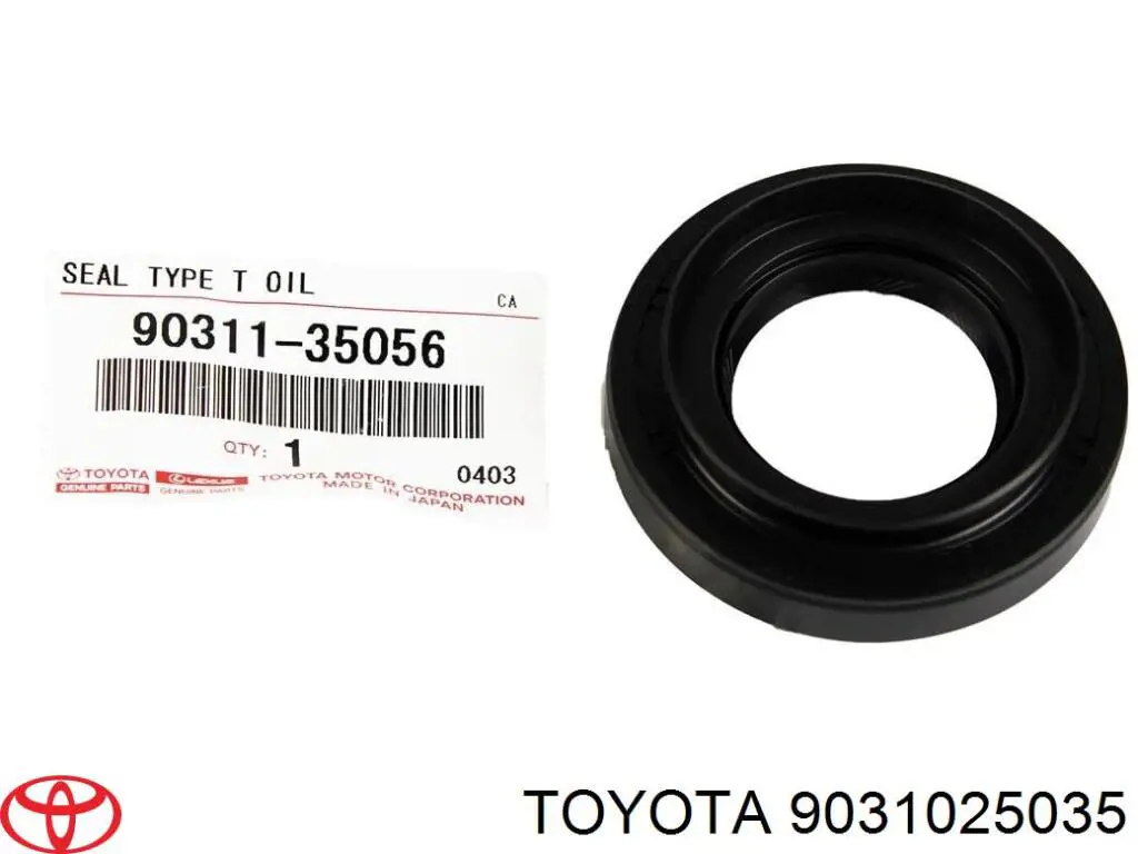 Купить 9031025035 Toyota Сальник рулевой рейки/механизма