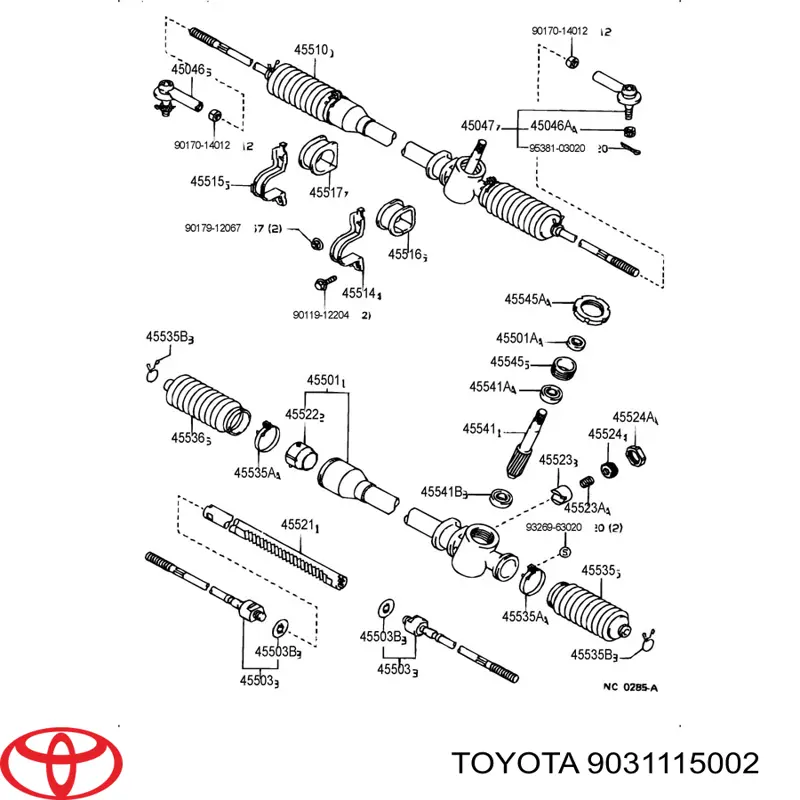  9031115002 Toyota