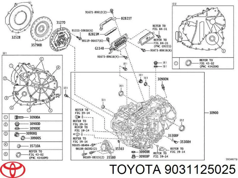  9031125025 Toyota