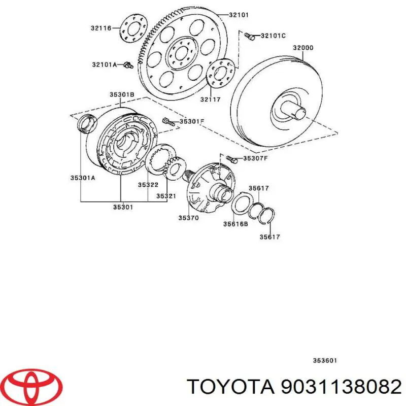 Сальник масляного насоса АКПП 9495017 Volvo