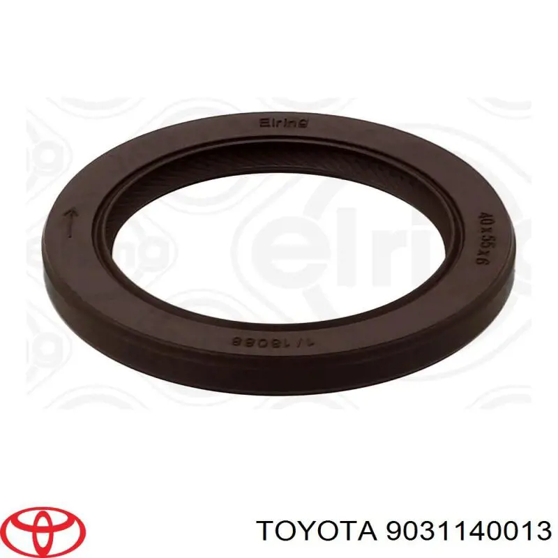 9031140013 TOYOTA Retén de cigüeñal frontal original y equivalente