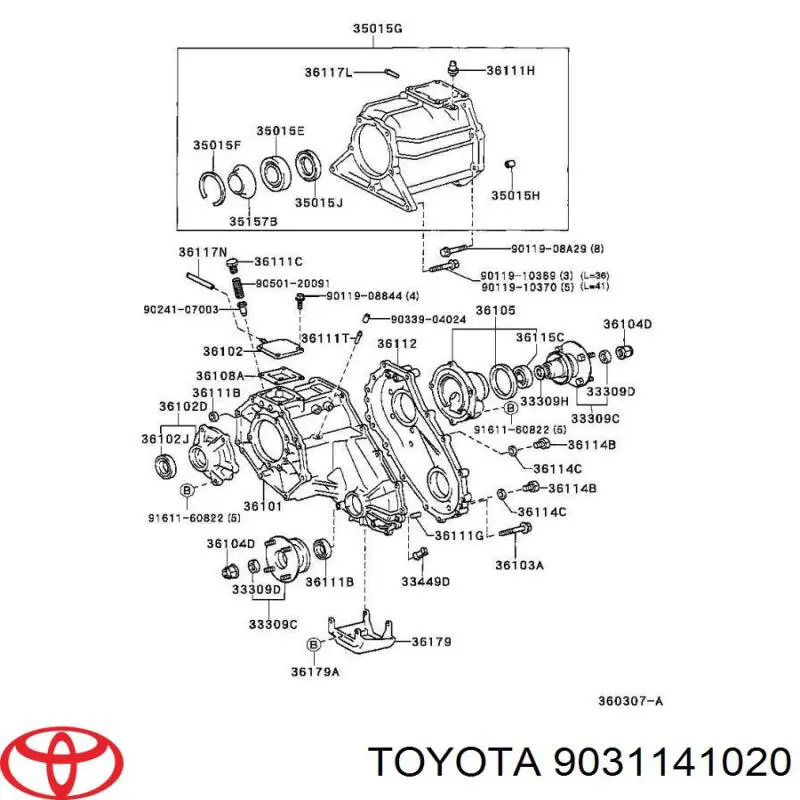 9031141020 Toyota сальник раздаточной коробки задний выходной