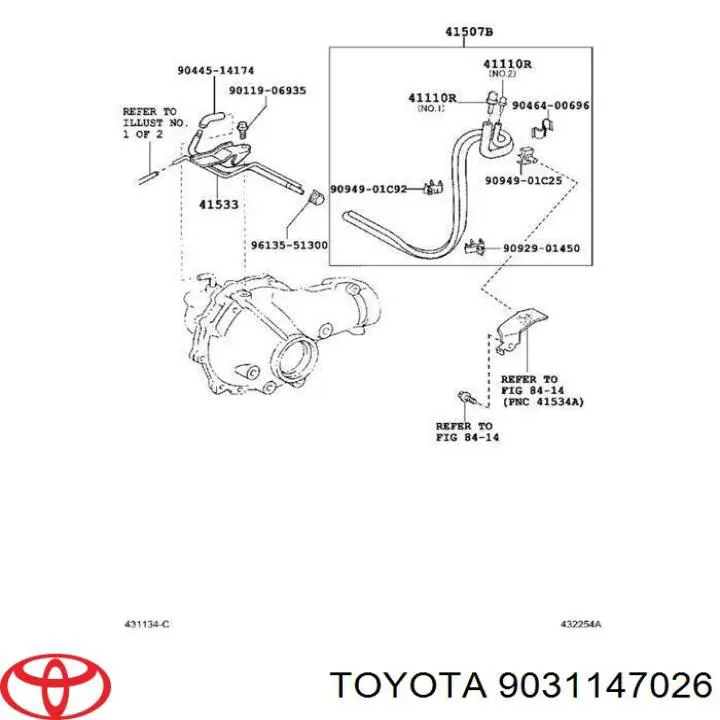 Bucim do semieixo direito do eixo dianteiro para Toyota Land Cruiser (J200)