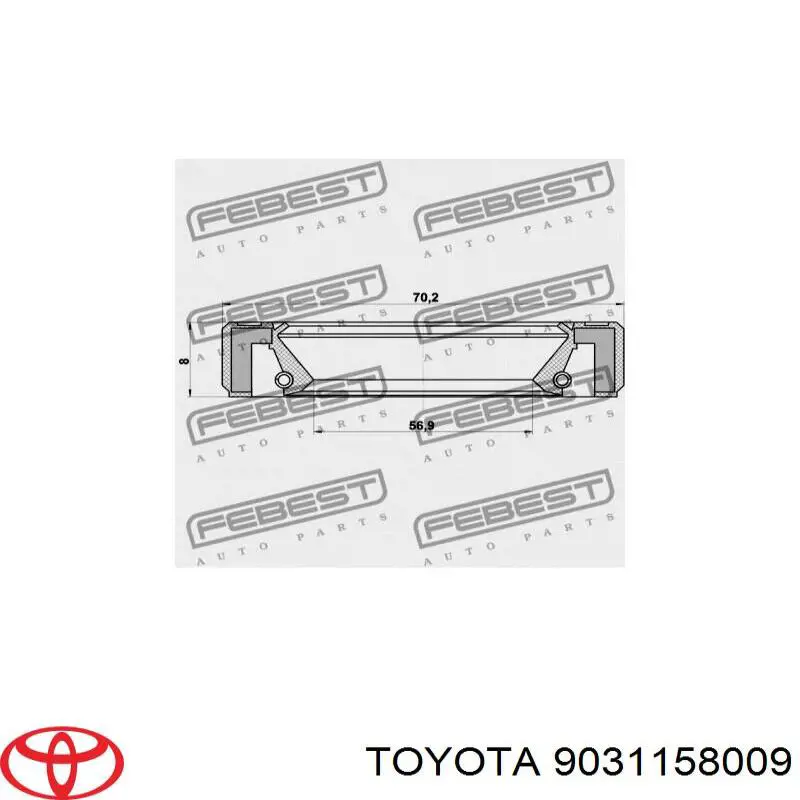Сальник раздаточной коробки, первичного вала National 710910 цена, от 7.39 USD