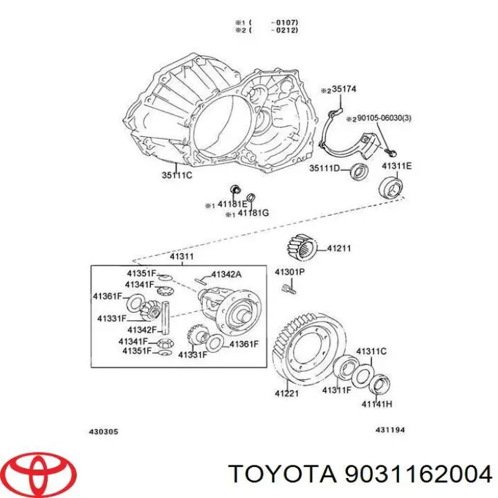 Сальник полуоси переднего моста правой Toyota 9031162004 цена, от 8.34 USD
