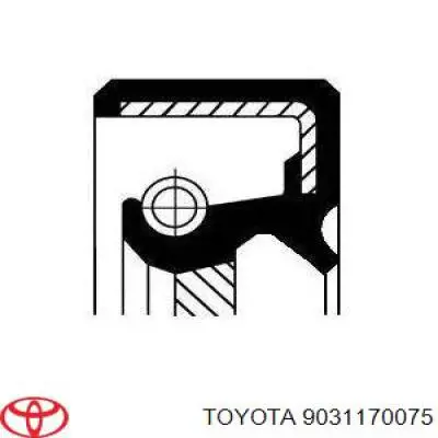 Сальник коленвала двигателя задний 9031170075 Toyota