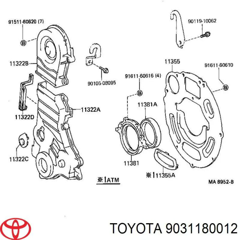 9031180012 Toyota