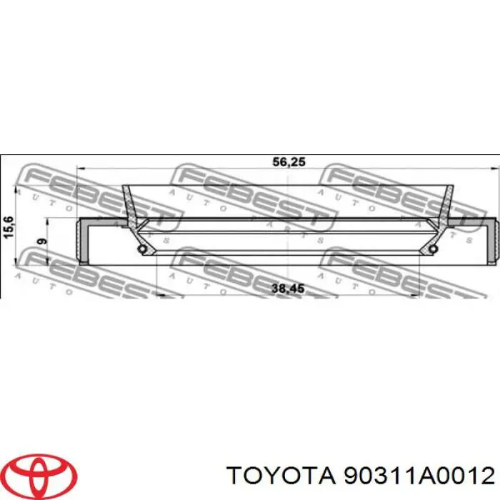90311A0012 Toyota 