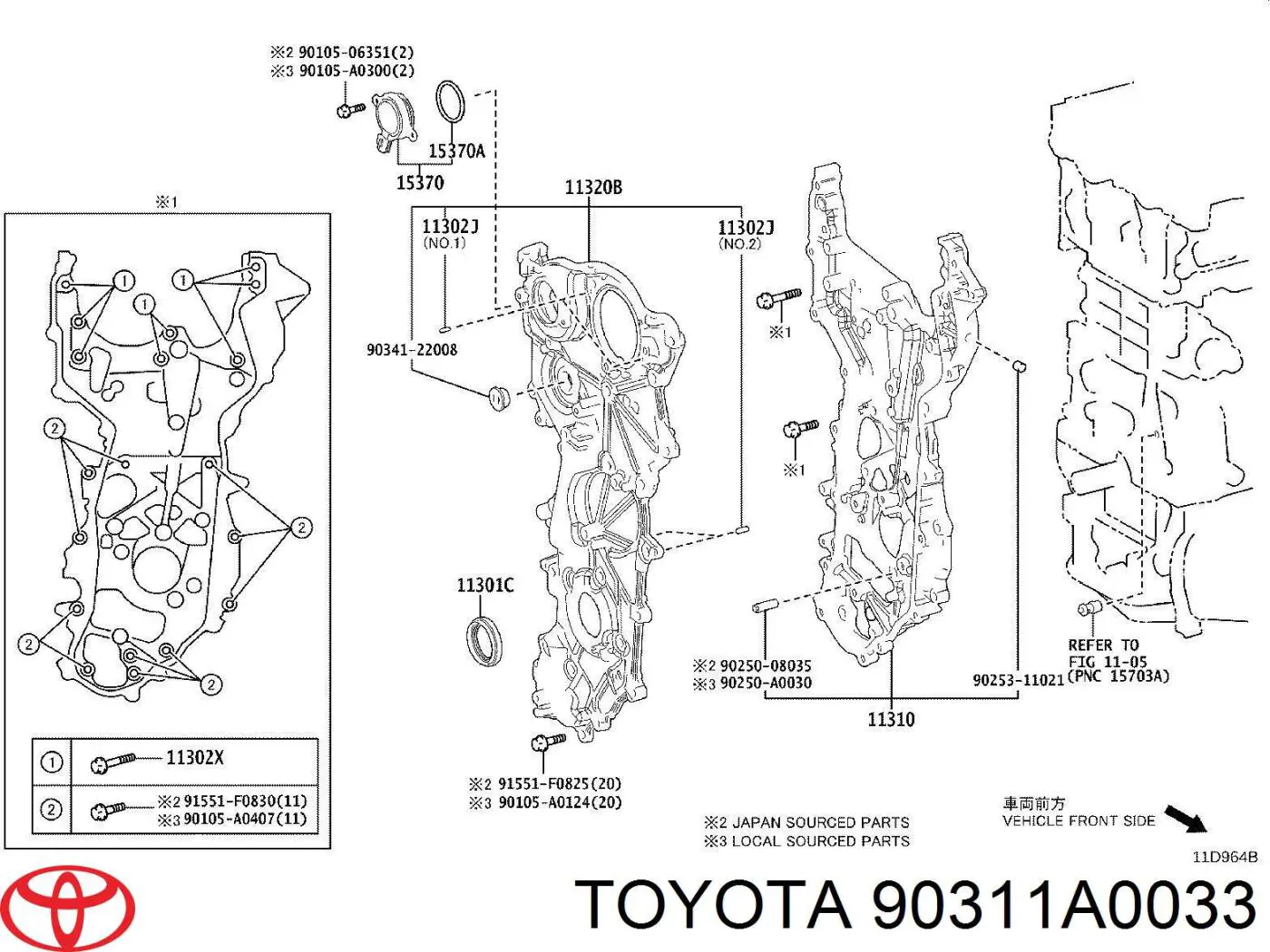  90311A0033 Toyota