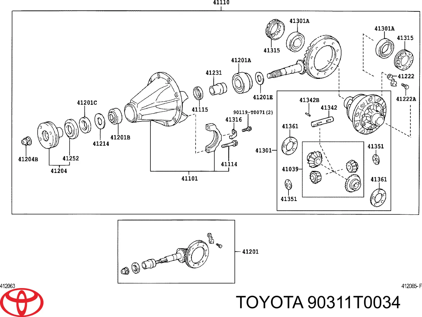  90311T0034 Toyota