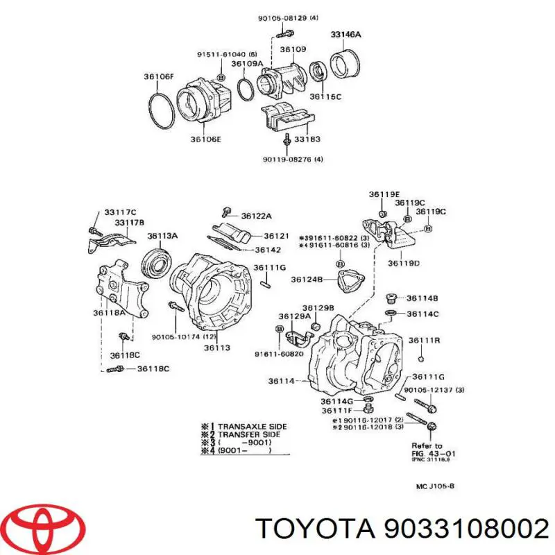 9033108002 Toyota 